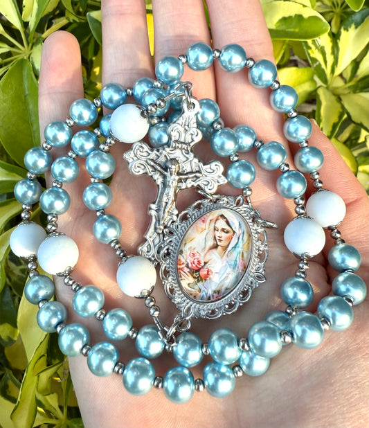 Ave Maria Blue Rosary