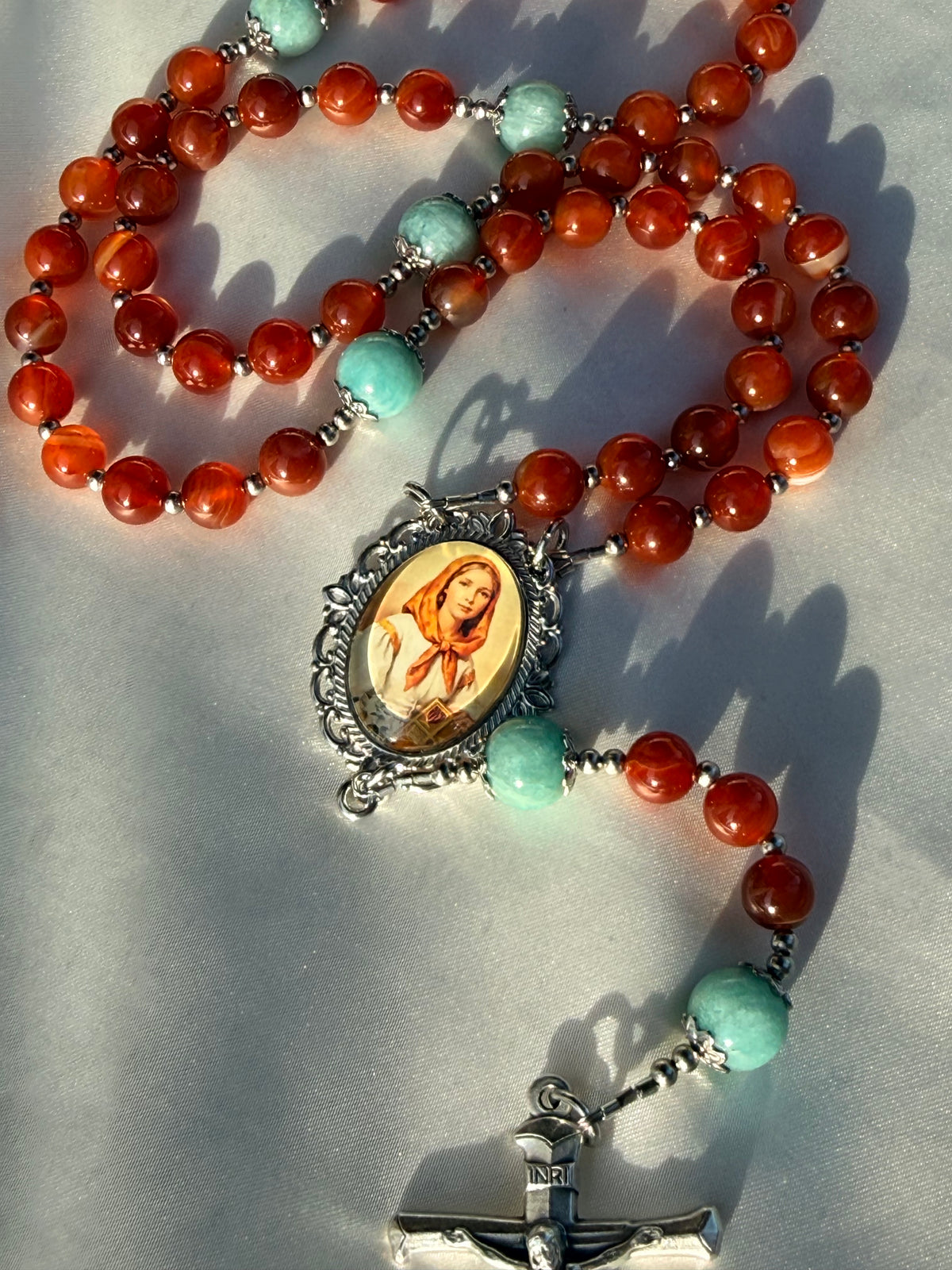 1•Saint Dymphna Rosary 🧡