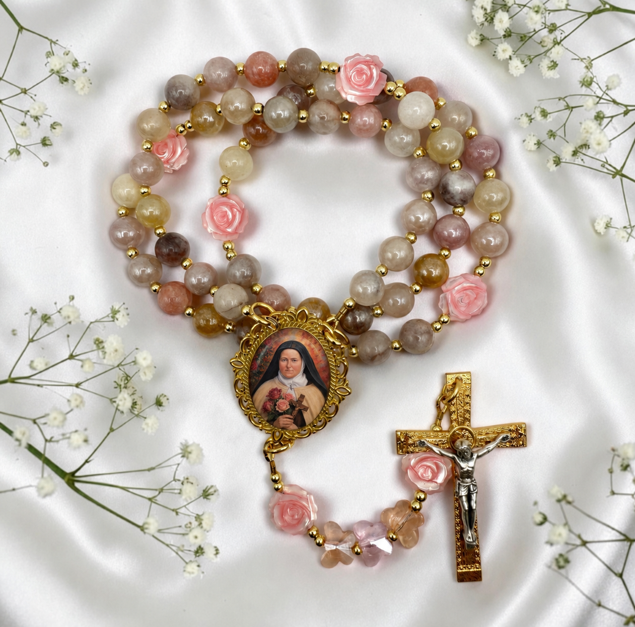 A shower of roses ~ Saint Therese of Lisieux