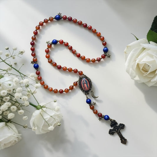 Celestial Our Lady of Guadalupe Rosary ๐ ๐งก
