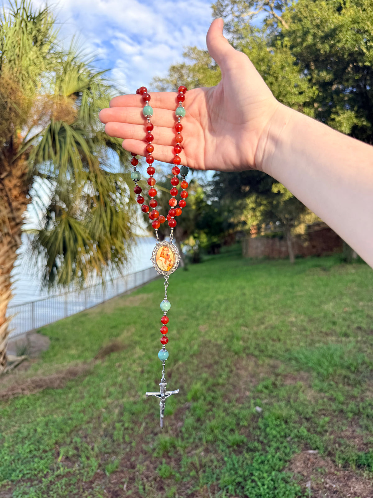 1•Saint Dymphna Rosary 🧡