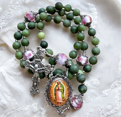 Blooming Our Lady of Guadalupe Rosary 💐