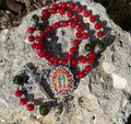 Our Lady of Guadalupe Red Coral rosary