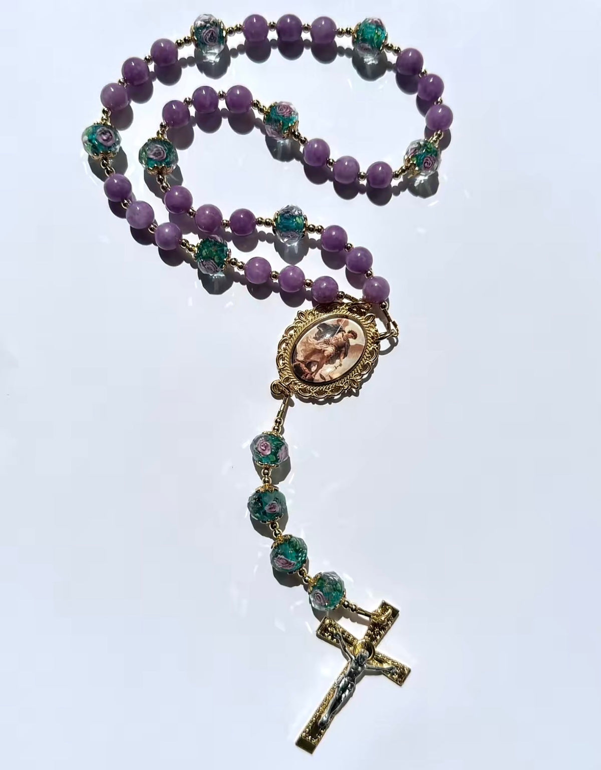 Purple Saint Michael Chaplet