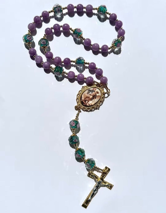 Purple Saint Michael Chaplet
