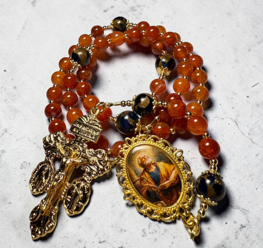 Saint Peter Gold Rosary