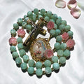 Adorable Mother Mary Rosary ~ Mother or Pearl beads