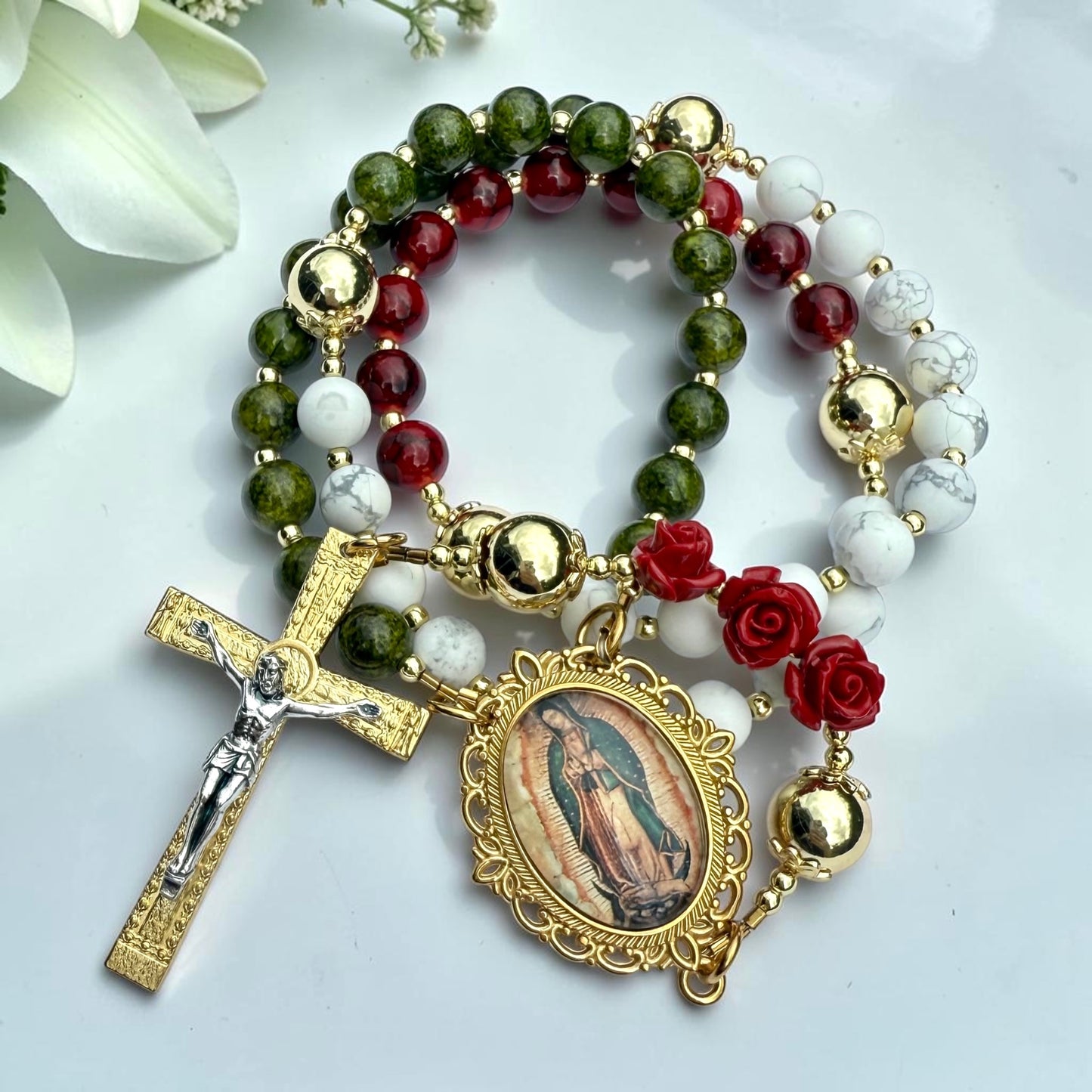 Our Lady of Guadalupe rosary  🇲🇽 🥀 ✨