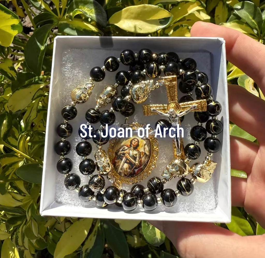 Joan of Arc Rosary ⚔️✨ Gold filled parts