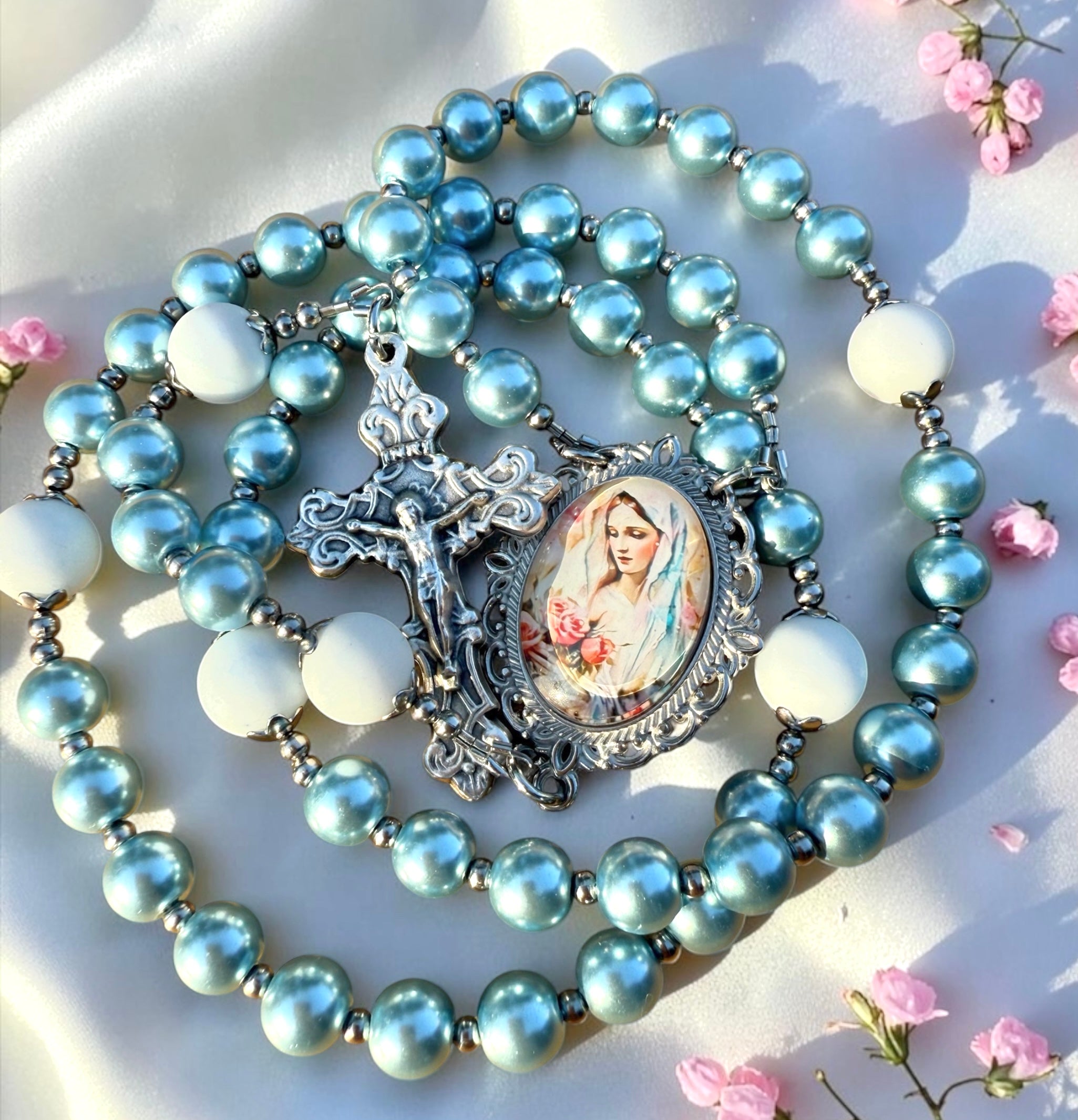 Ave Maria Blue Rosary