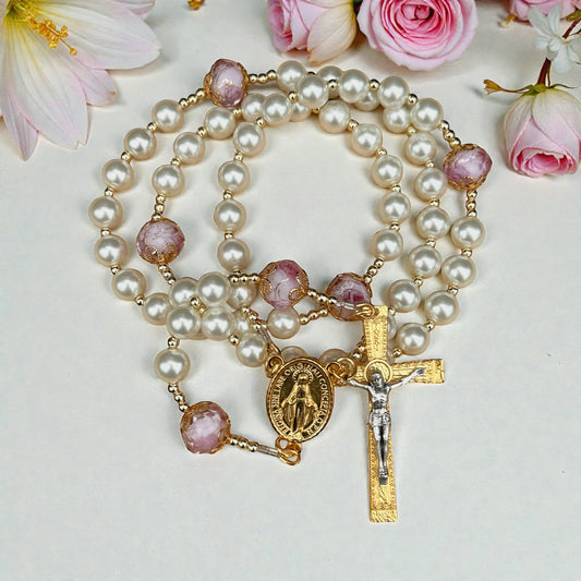 White and Pink gold plated 🎀🤍✨