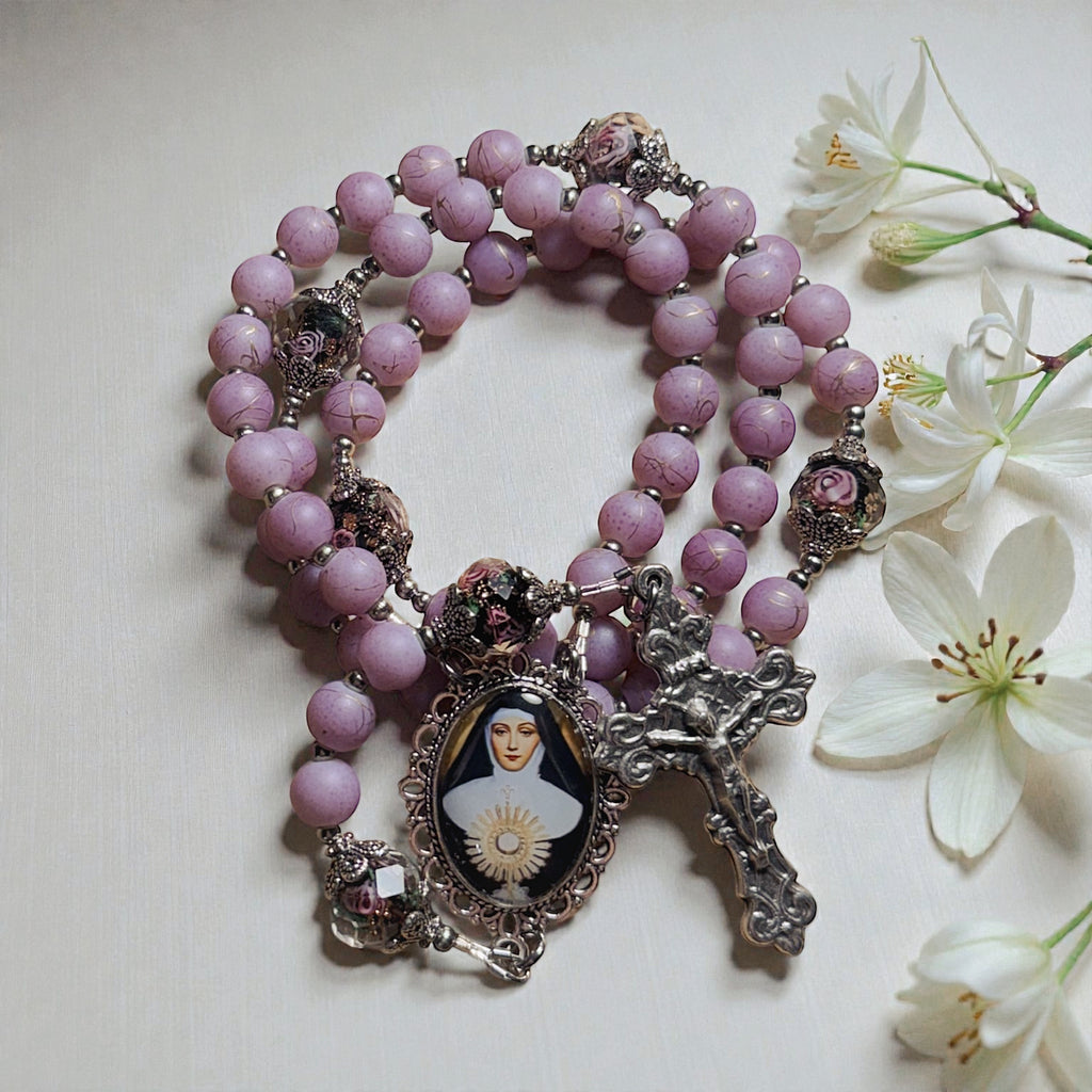 Saint Clare of Assisi rosary