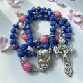 Holy Family blue Rosary