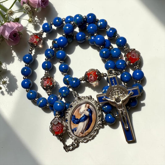 Blue Immaculate Conception Rosary