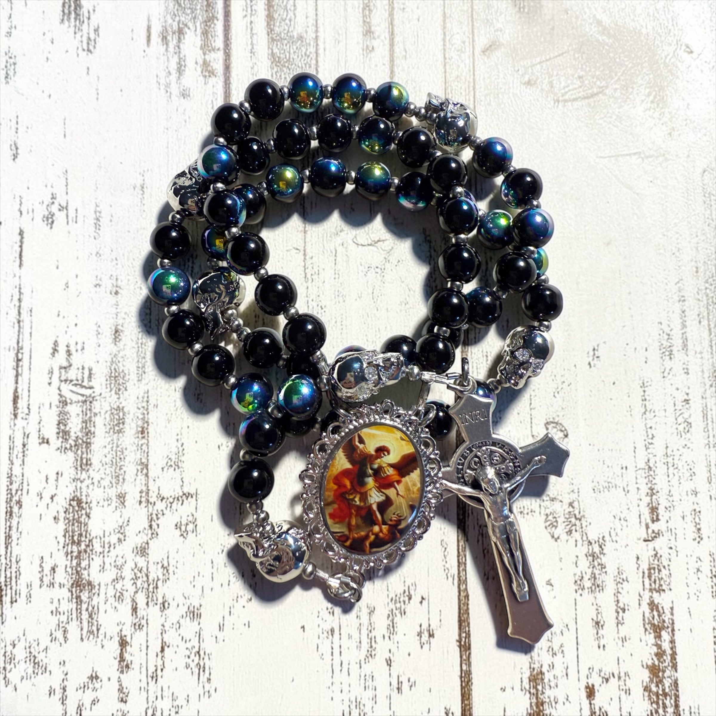 Aurora Borealis St. Michael Rosary