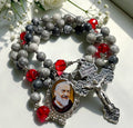 Padre Pio Picasso stone Rosary
