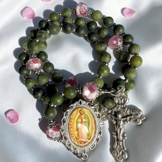 6•Blooming Our Lady of Guadalupe Rosary 💐