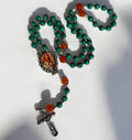 St. Dymphna Malachite rosary