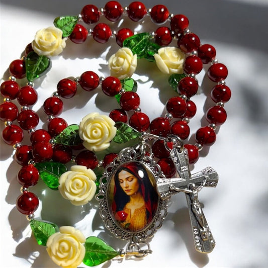 Blooming Mary Magdalene Rosary 🥀