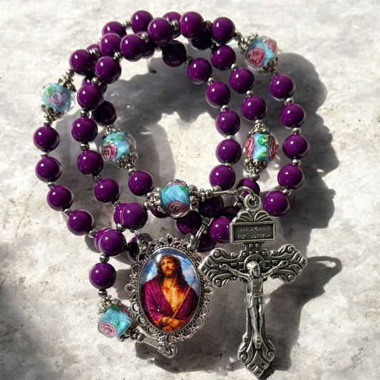 Purple Lent Rosary