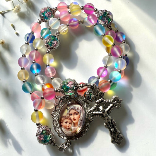 Colorful Summer Rosary ☀️ stainless steel