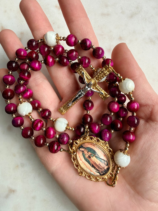 Guadalupe’s Mantle Rosary 💗✨