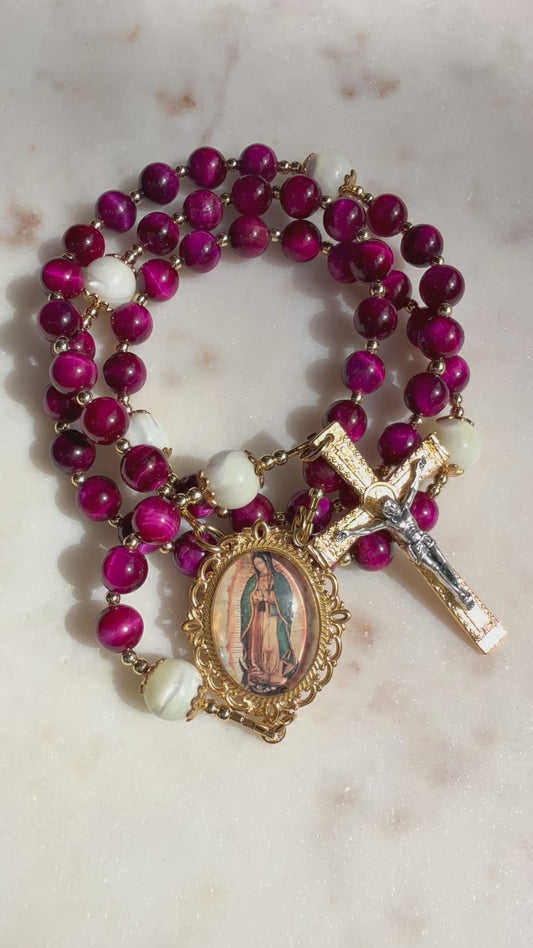 Guadalupe’s Mantle Rosary 💗✨
