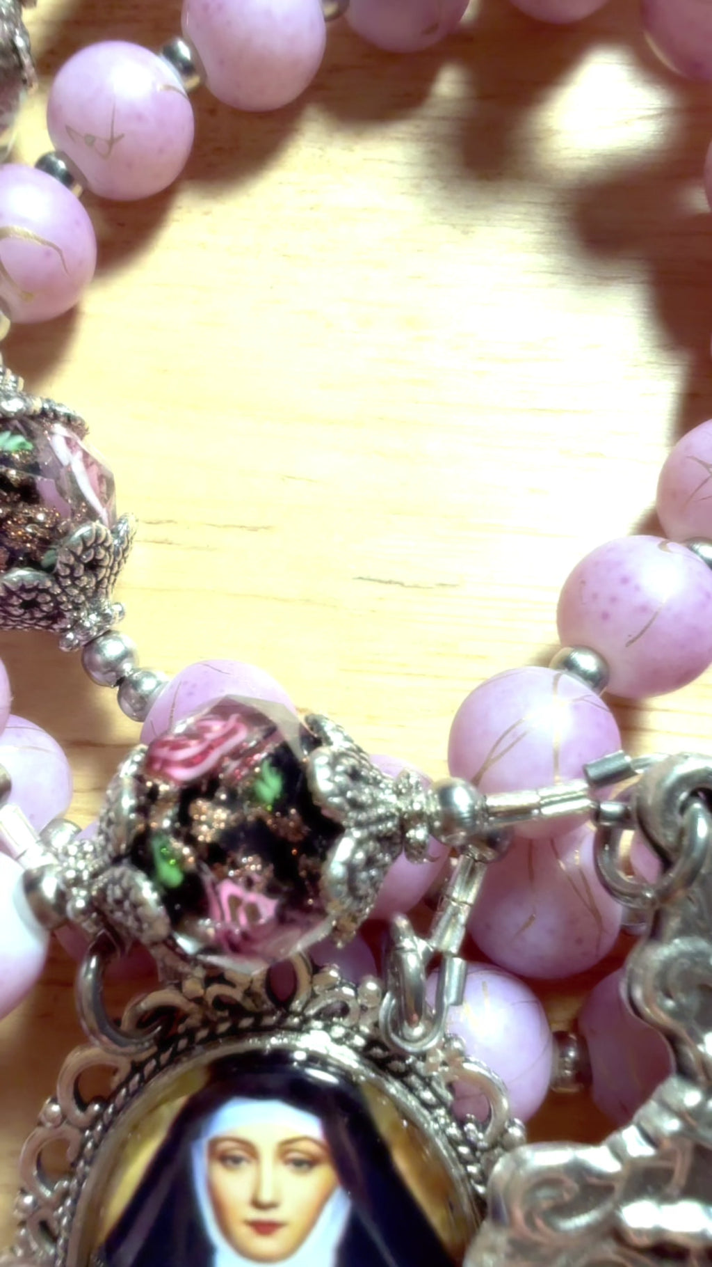 Saint Clare of Assisi rosary